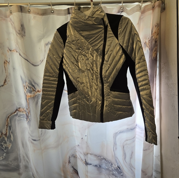 Silver metallic Blanc Noir jacket/ coat - Picture 9 of 9